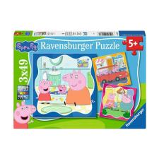 Peppa Pig 3 x 49pc Jigsaw Puzzle